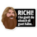 Swissmeme Sticker Richi! 9.5 x 6.5 cm