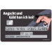 Swissmeme Kreditkarten-Sticker Angscht und Gäld, 8.4 x 5.3 cm
