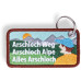 Swissmeme Schlüsselanhänger Arschloch Alpe, 8.2 x 4.5 cm
