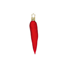 Inge Glas Manufaktur Weihnachtskugel Chilischote 12 cm 1 Stück, Rot Inge Glas Manufaktur Weihnachtskugel Chilischote 12 cm 1 Stück, Rot