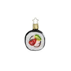 Inge Glas Manufaktur Weihnachtskugel Sushi Futo Maki Ø 5.5 cm, Mehrfarbig Inge Glas Manufaktur Weihnachtskugel Sushi Futo Maki Ø 5.5 cm, Mehrfarbig