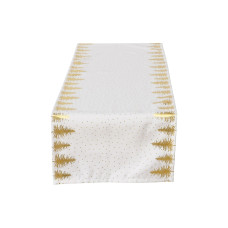 Boltze Tischläufer Platina Textil, 138.6 x 39.6 cm