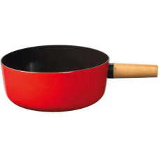 Stöckli Fondue-Caquelon Emotion 23 cm, Rot/Schwarz