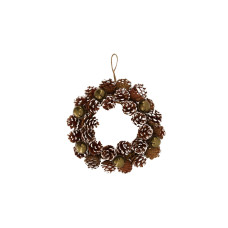 CHALET Aufhänger Kranz Tannenzapfen 28 x 10 cm