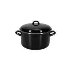 Nouvel Kochtopf Moules, Ø 24 cm, Emaille, Schwarz