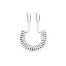 4smarts USB 2.0-Spiralkabel USB C - USB C 1.35 m Weiss 4smarts USB 2.0-Spiralkabel USB C - USB C 1.35 m Weiss