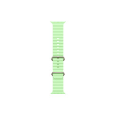 Apple Ocean Band 49 mm Neon Green Natural Titanium
