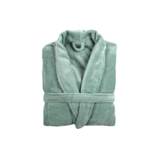 Tiseco Bademantel COSY Mikroflanell ,unisex Grün