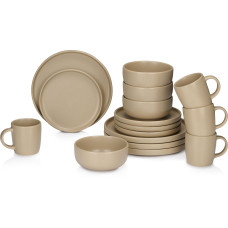 alpina Speise-Service Geschirrset Beige, 16-teilig alpina Speise-Service Geschirrset Beige, 16-teilig