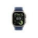Apple Trail Loop 49 mm Blue/Bright Blue M/L Natural Titanium