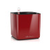 Lechuza Blumentopf CUBE Glossy 16 Weinrot