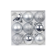 INGES CHRISTMAS DECOR Weihnachtskugel White Christmas Ø 6 cm 9 Stück INGES CHRISTMAS DECOR Weihnachtskugel White Christmas Ø 6 cm 9 Stück