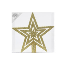 INGES CHRISTMAS DECOR Baumspitze Classic 21.5 cm, Gold INGES CHRISTMAS DECOR Baumspitze Classic 21.5 cm, Gold