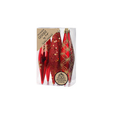 INGES CHRISTMAS DECOR Weihnachtskugel Olive Rot-Mix 15 cm 6 Stück INGES CHRISTMAS DECOR Weihnachtskugel Olive Rot-Mix 15 cm 6 Stück