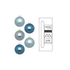 INGES CHRISTMAS DECOR Weihnachtskugel Elysian Blue Ø 6 cm 20 Stück INGES CHRISTMAS DECOR Weihnachtskugel Elysian Blue Ø 6 cm 20 Stück