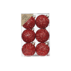 INGES CHRISTMAS DECOR Weihnachtskugel Ø 6 cm, 1 Stück, Rot INGES CHRISTMAS DECOR Weihnachtskugel Ø 6 cm, 1 Stück, Rot