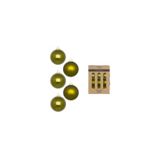 INGES CHRISTMAS DECOR Weihnachtskugel Green Olives 24 Stück, Olivgrün INGES CHRISTMAS DECOR Weihnachtskugel Green Olives 24 Stück, Olivgrün