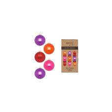 INGES CHRISTMAS DECOR Weihnachtskugel Party Time 36 Stück, Mehrfarbig INGES CHRISTMAS DECOR Weihnachtskugel Party Time 36 Stück, Mehrfarbig