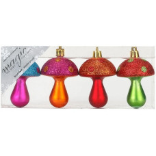 INGES CHRISTMAS DECOR Weihnachtsschmuck Pilz 4 Stück, Mehrfarbig INGES CHRISTMAS DECOR Weihnachtsschmuck Pilz 4 Stück, Mehrfarbig