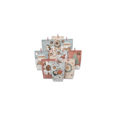 G. Wurm Adventskalender Tüten 24 Stück, Bunt