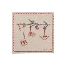 Bloomingville Weihnachtsservietten Yule 33 cm x 33 cm, 20 Stück Bloomingville Weihnachtsservietten Yule 33 cm x 33 cm, 20 Stück