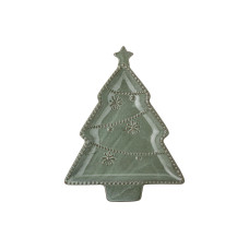 Bloomingville Servierplatte Alder 1 Stück, Grün