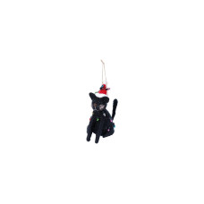 INGES CHRISTMAS DECOR Hänger Katze, Schwarz INGES CHRISTMAS DECOR Hänger Katze, Schwarz