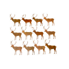 COCON Streudeko Hirsch, 12 Stück