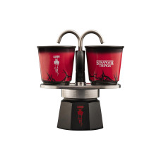 Bialetti Espressokanne Stranger Things, mit 2 Espressotassen