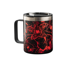 Bialetti Thermobecher Stranger Things, 300 ml, Schwarz / Rot