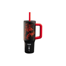 Bialetti Trinkbecher Stranger Things, 900 ml, Schwarz / Rot