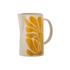 Bloomingville Krug Fauni 2.16 l, Gelb/Weiss