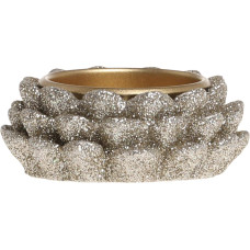 Chic Antique Teelichthalter mit Glitzer, Champagner Chic Antique Teelichthalter mit Glitzer, Champagner