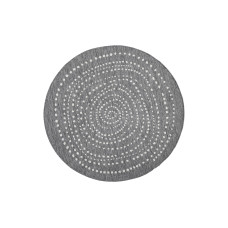 Hanse Home Teppich Bali 140 cm x 140 cm, Crème/Grau