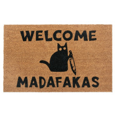 Hanse Home Fussmatte Welcome Madafakas 45 cm x 75 cm