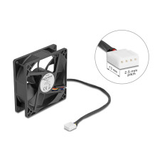 Delock PC-Lüfter 24 V DC, 80 x 80 x 25 mm Delock PC-Lüfter 24 V DC, 80 x 80 x 25 mm