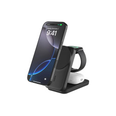 Belkin Wireless Charger UltraCharge 3in1 eckig, Schwarz