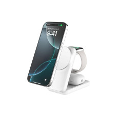 Belkin Wireless Charger UltraCharge 3in1 eckig, Weiss