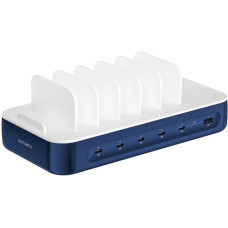 4smarts Ladestation Team 100W 5C/1A inkl. 6 Kabel 4smarts Ladestation Team 100W 5C/1A inkl. 6 Kabel