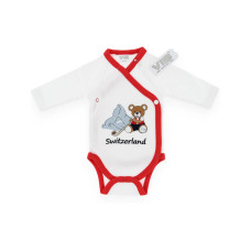 Very Important Baby Body Bär + Matterhorn + Switzerland Weiss/Rot Very Important Baby Body Bär + Matterhorn + Switzerland Weiss/Rot