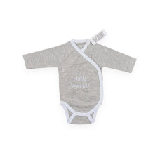 Very Important Baby Body Hello world Weiss/Grau Very Important Baby Body Hello world Weiss/Grau