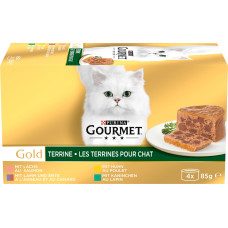 Purina Gourmet Nassfutter Gold Terrine 4 x 85 g