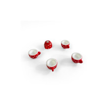 Trendform Magnete Cup 5 Stück, Rot/Weiss