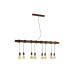 EGLO Leuchten Pendelleuchte TOWNSHEND 4 8x E27 Antik-Braun EGLO Leuchten Pendelleuchte TOWNSHEND 4 8x E27 Antik-Braun