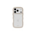 Holdit Back Cover Wavy iPhone 17 Pro Beige/Transparent