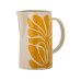Bloomingville Krug Fauni 2.16 l, Gelb/Weiss