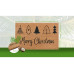 Hanse Home Fussmatte Christmas Trees 45 cm x 75 cm