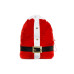 Partydeco Weihnachtsmann-Geschenksack, 50 x 70 cm, Rot / Weiss