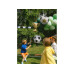 Partydeco Folienballon Pokal mit Fussball-Bällen, 33 x 33 cm, 4 Stück