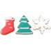 PME Guetzli-Ausstecher Weihnachten 12 Stück, Grün/Rot PME Guetzli-Ausstecher Weihnachten 12 Stück, Grün/Rot